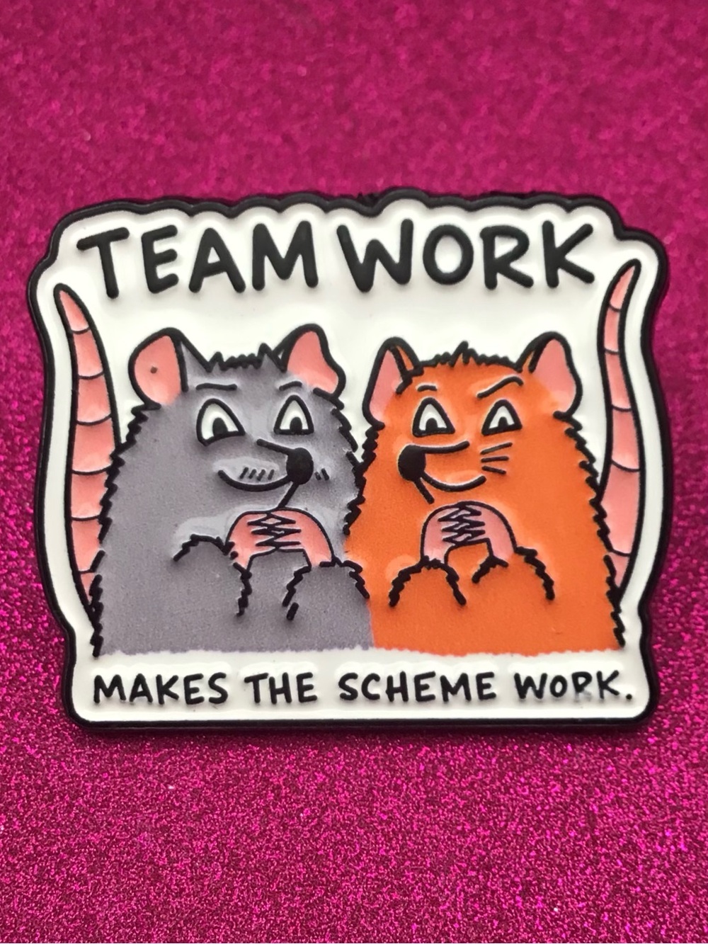 Scheme Enamel Pin